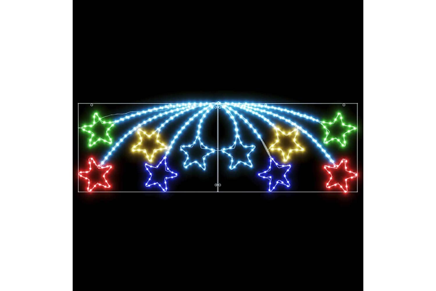 Vidaxl Christmas Star With 432 Leds Multicolour 180 X 57 Cm Pvc-6