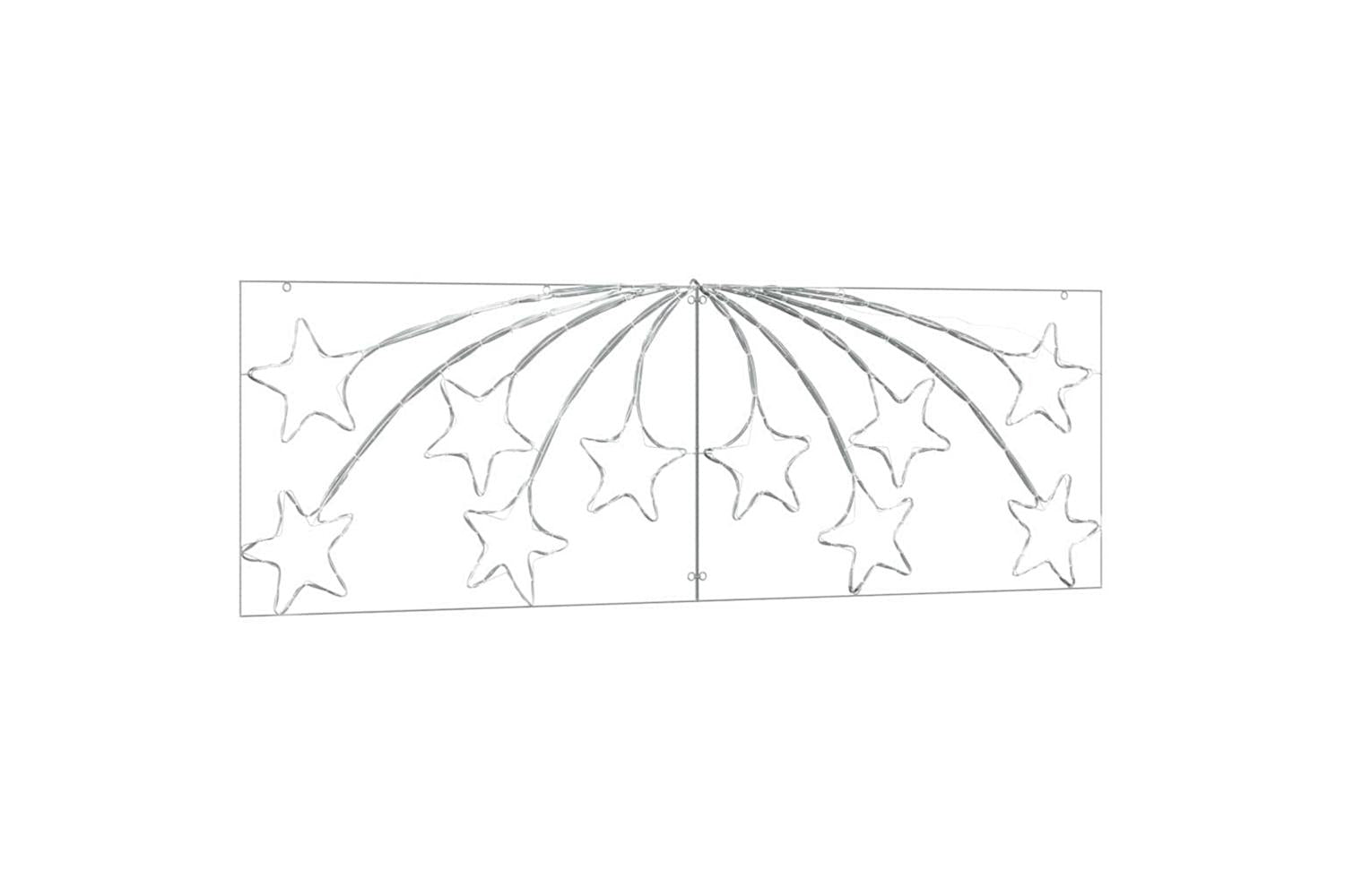 Vidaxl Christmas Star With 432 Leds Multicolour 180 X 57 Cm Pvc-7