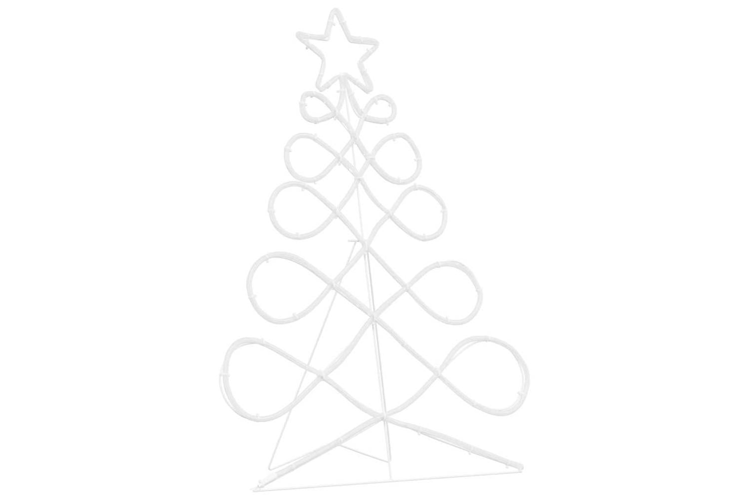 Vidaxl Christmas Tree Shape Light Multicolour 80 X 56 Cm Pvc-5