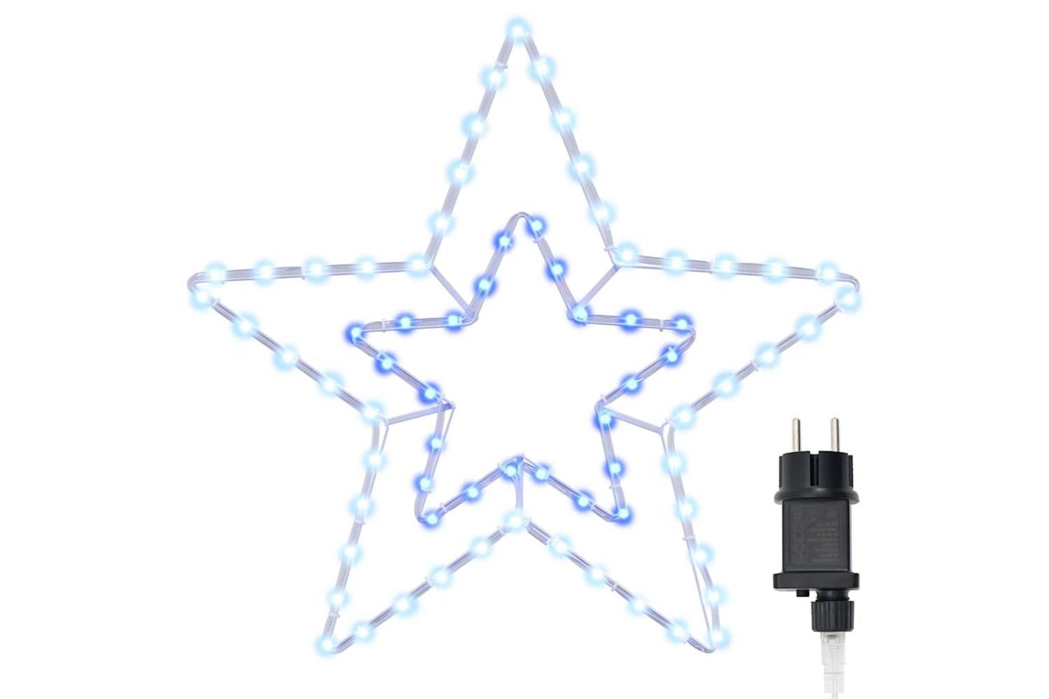 Vidaxl Christmas Star With 72 Leds Cold White 515 X 50 X 065 Cm Iron-2