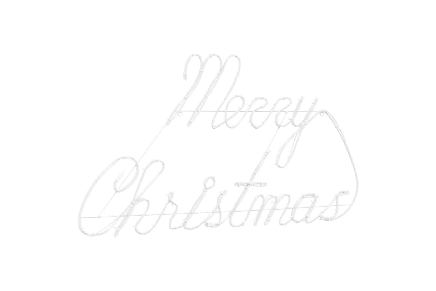 Vidaxl Christmas Sign With 216 Leds Red 99 X 55 X 13 Cm Iron-4