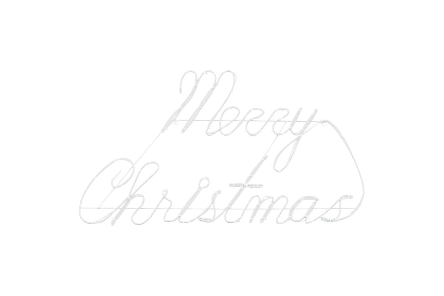 Vidaxl Christmas Sign With 216 Leds Red 99 X 55 X 13 Cm Iron-5