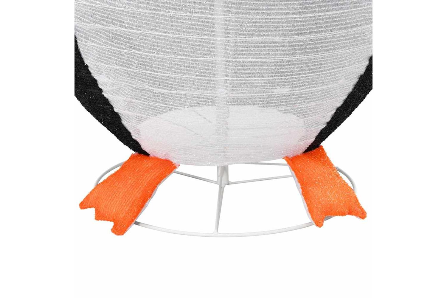 Vidaxl Snow Penguin Figure Warm White 78 X 88 X 180 Cm Fabric-10