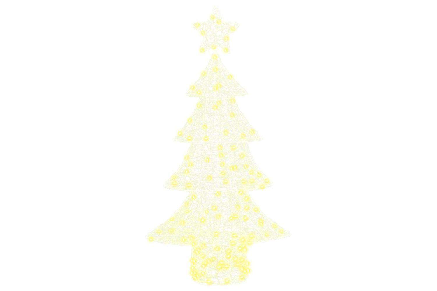 Vidaxl Christmas Tree With 160 Leds Warm White 150 Cm Acrylic-2