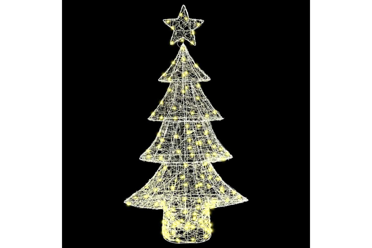 Vidaxl Christmas Tree With 160 Leds Warm White 150 Cm Acrylic-3