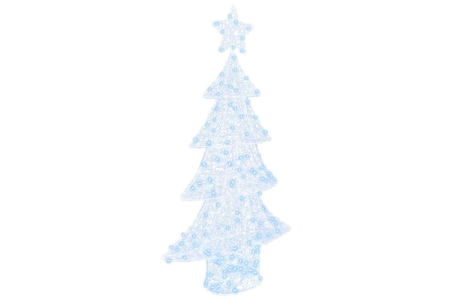 Vidaxl Christmas Tree With 160 Leds Cold White 150 Cm Acrylic