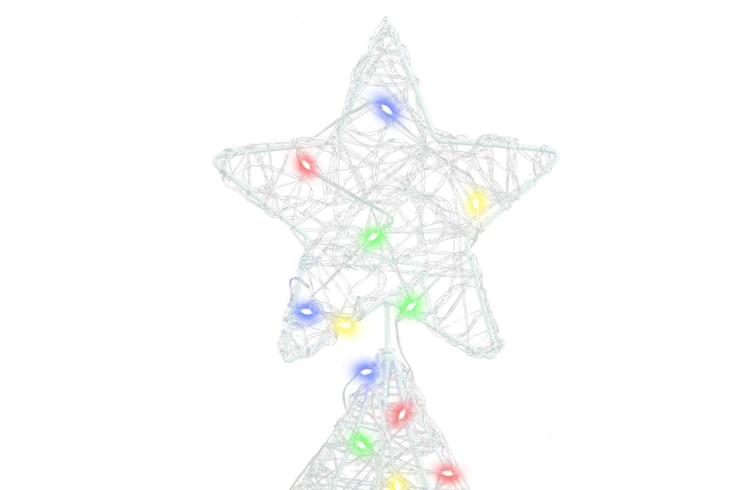 Vidaxl Christmas Tree With 160 Leds Multicolour 150 Cm Acrylic-6