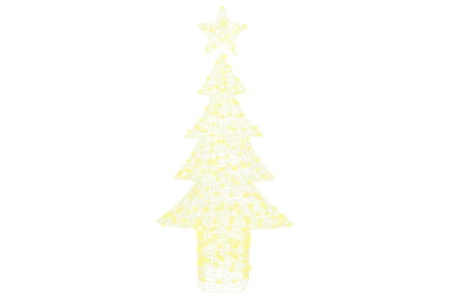 Vidaxl Christmas Tree With 240 Leds Warm White 180 Cm Acrylic-2