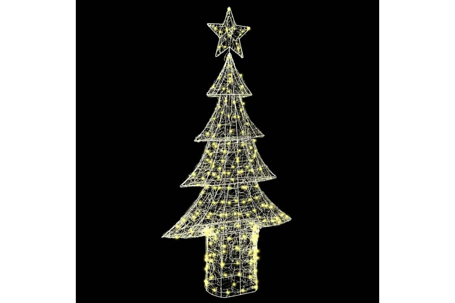 Vidaxl Christmas Tree With 240 Leds Warm White 180 Cm Acrylic-3