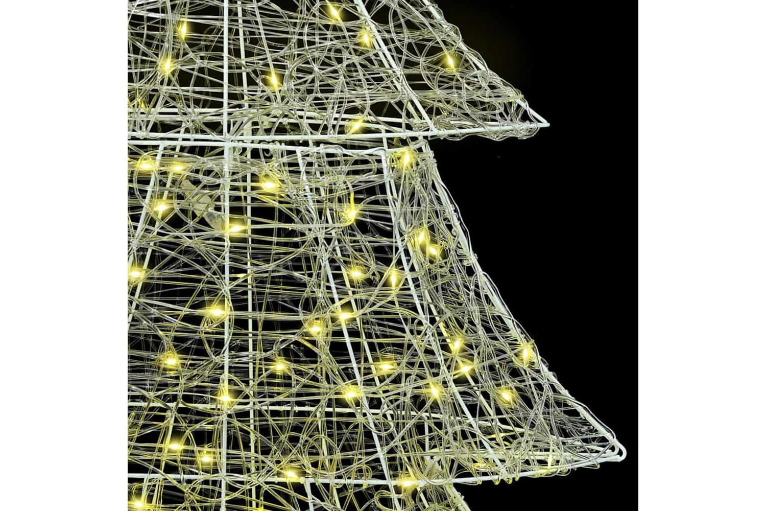 Vidaxl Christmas Tree With 240 Leds Warm White 180 Cm Acrylic-6