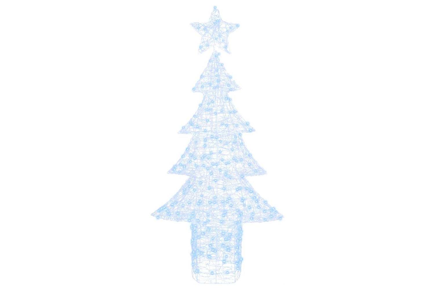 Vidaxl Christmas Tree With 240 Leds Cold White 180 Cm Acrylic-2