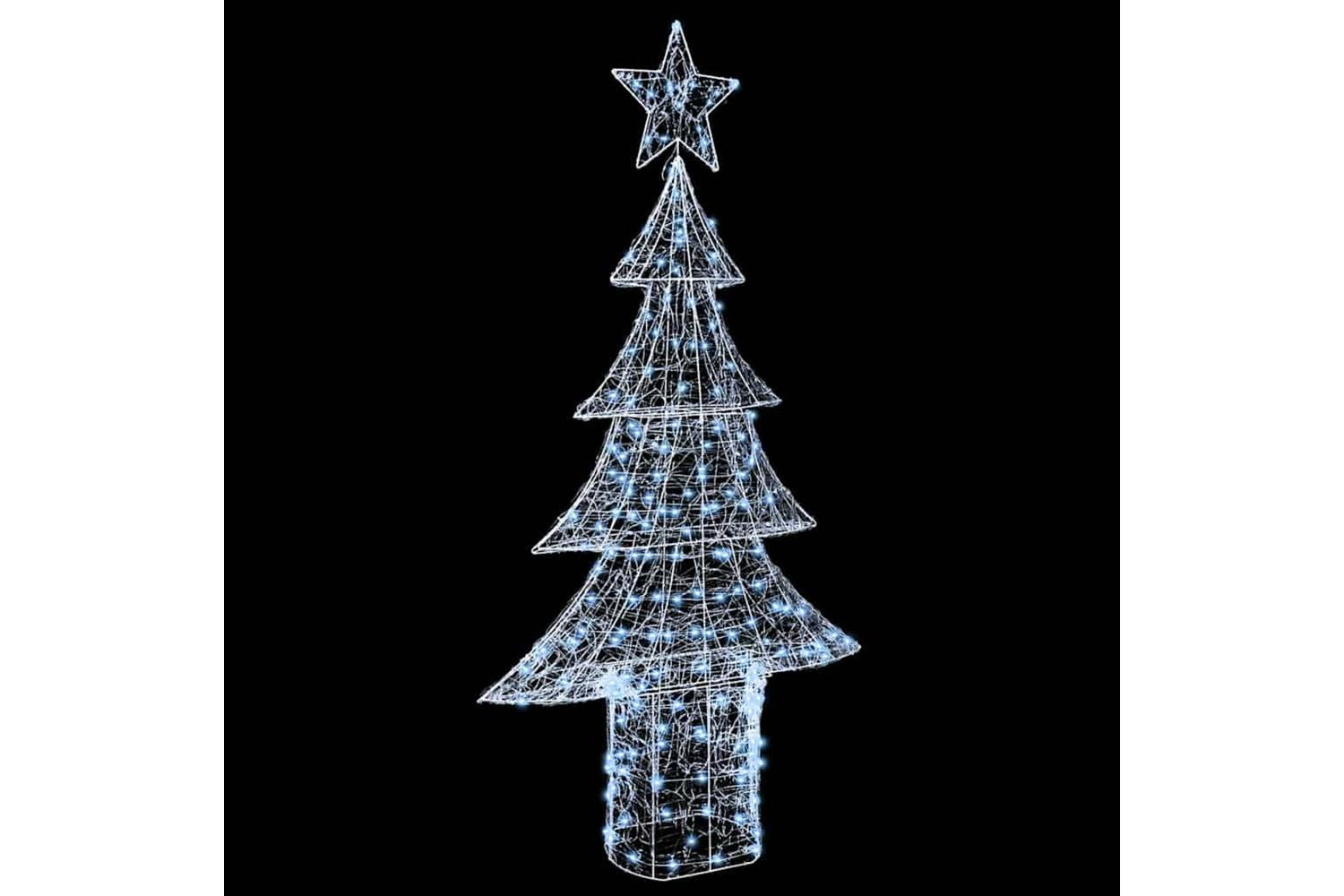 Vidaxl Christmas Tree With 240 Leds Cold White 180 Cm Acrylic-3