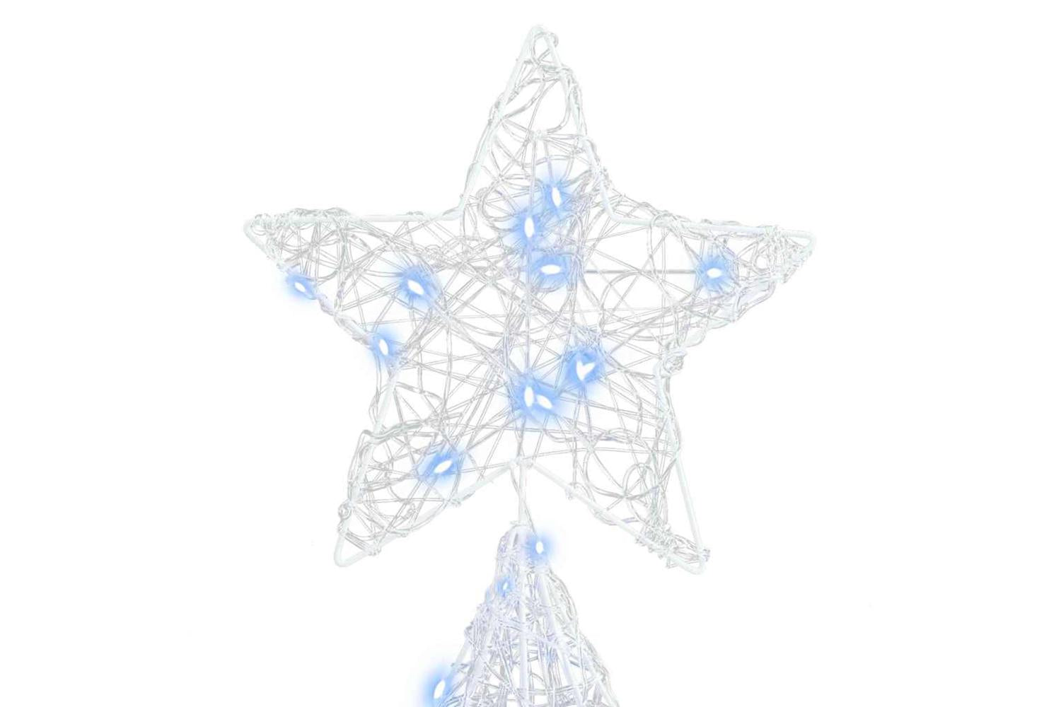 Vidaxl Christmas Tree With 240 Leds Cold White 180 Cm Acrylic-5