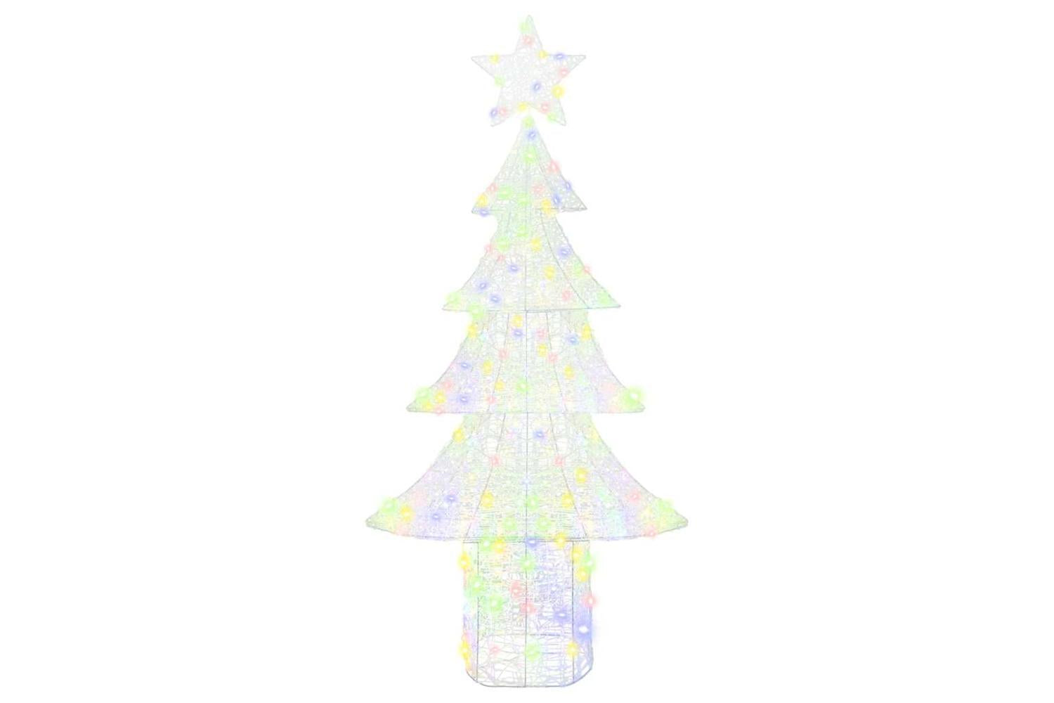 Vidaxl Christmas Tree With 240 Leds Multicolour 180 Cm Acrylic-2