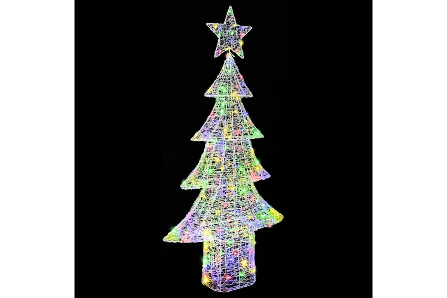 Vidaxl Christmas Tree With 240 Leds Multicolour 180 Cm Acrylic-3