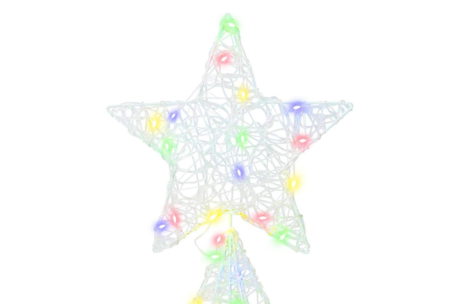 Vidaxl Christmas Tree With 240 Leds Multicolour 180 Cm Acrylic-4