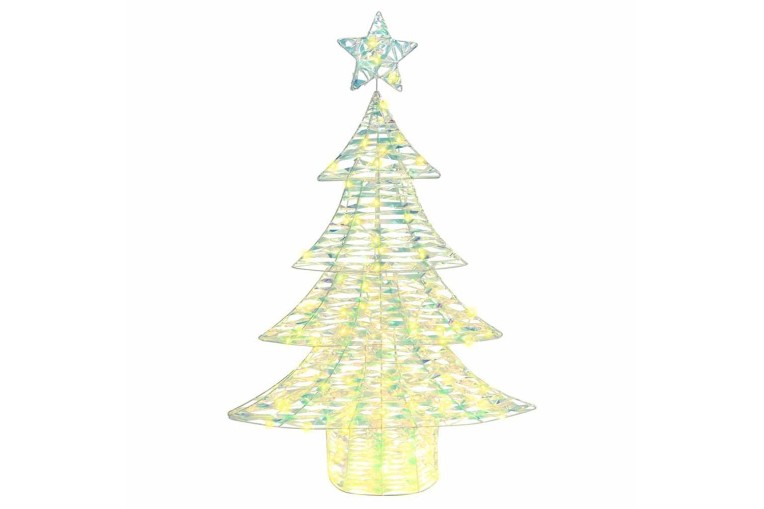 Vidaxl Christmas Tree With 120 Leds Warm White 120 Cm Pet-2