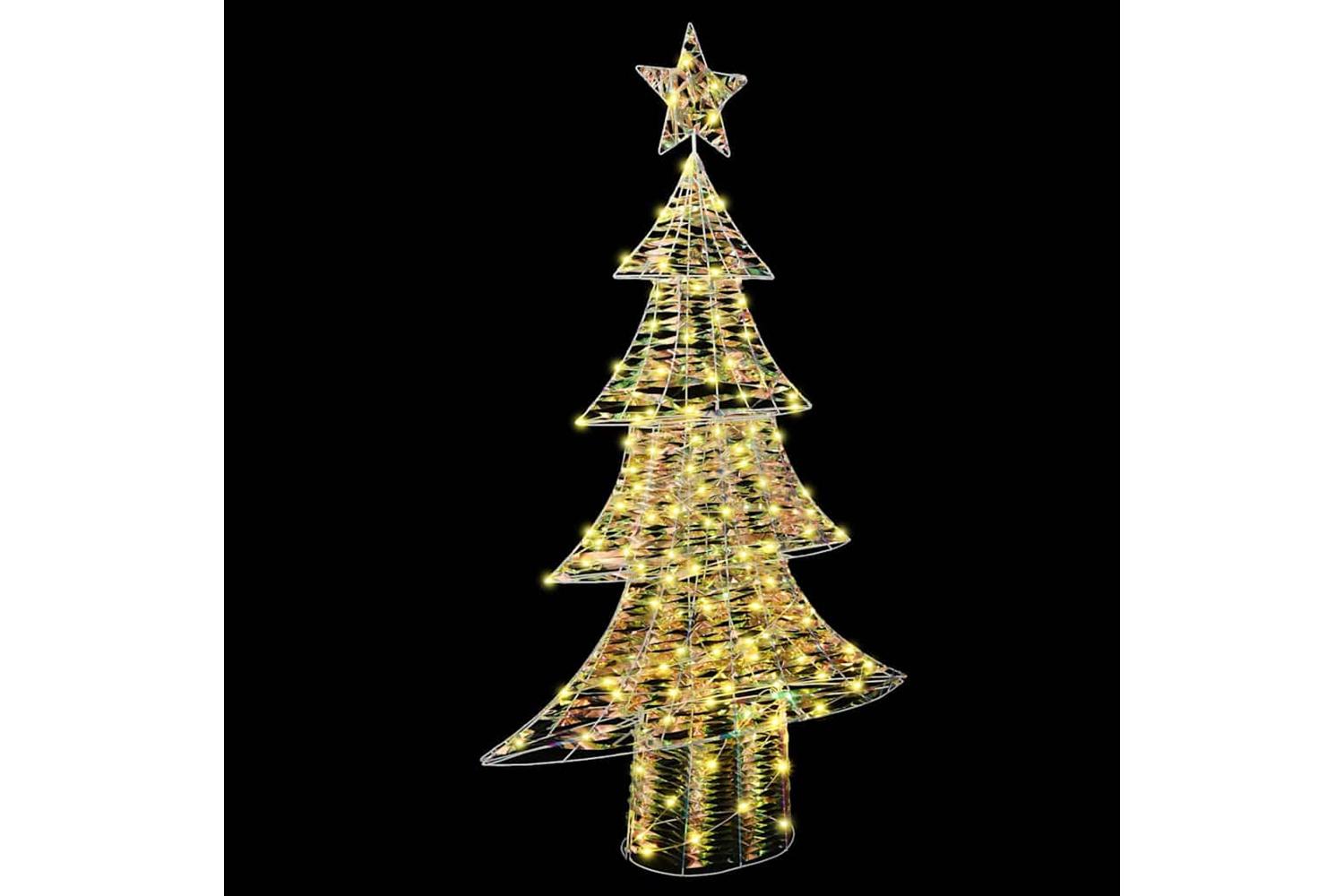 Vidaxl Christmas Tree With 160 Leds Warm White 150 Cm Pet-3