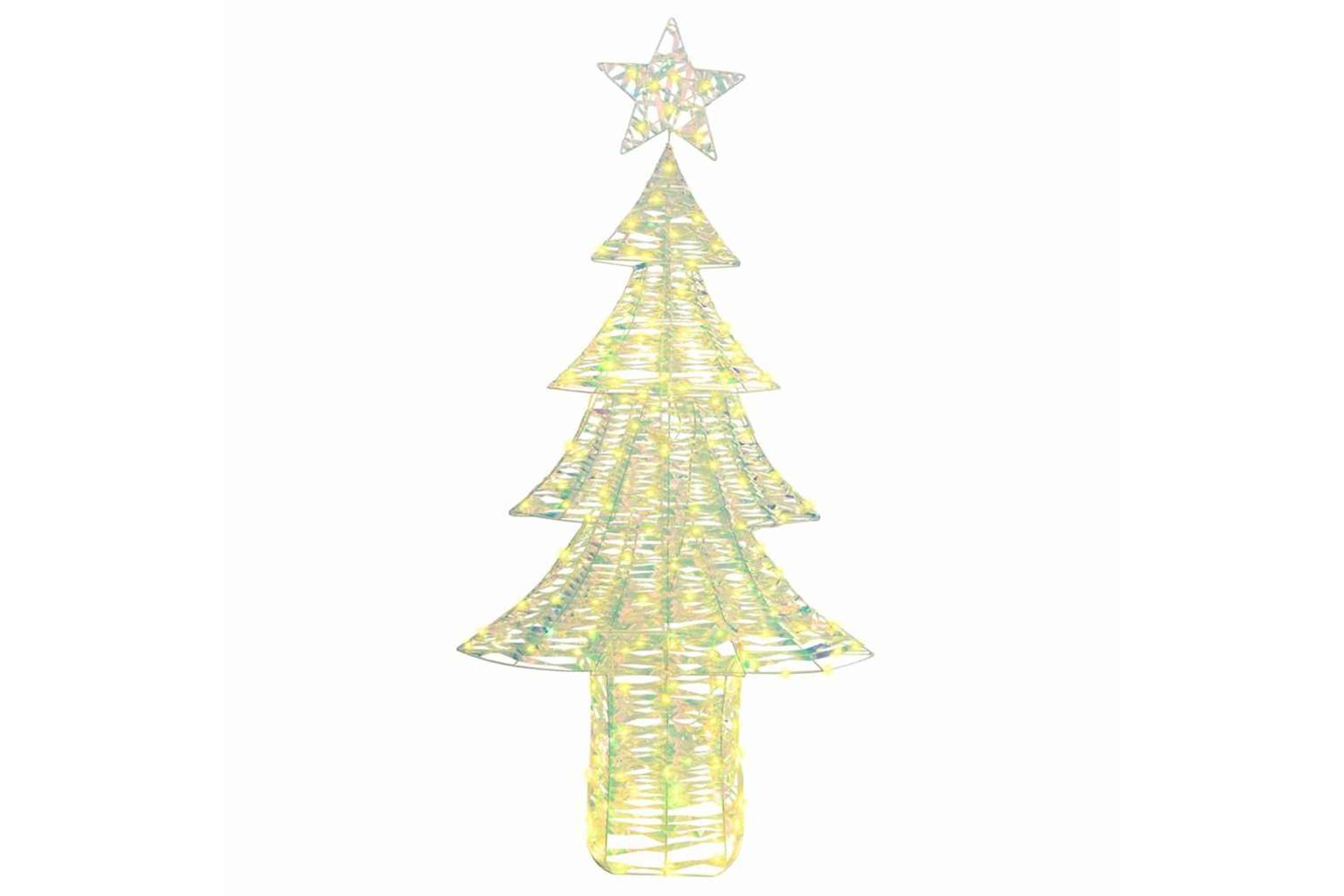 Vidaxl Christmas Tree With 240 Leds Warm White 180 Cm Pet-2
