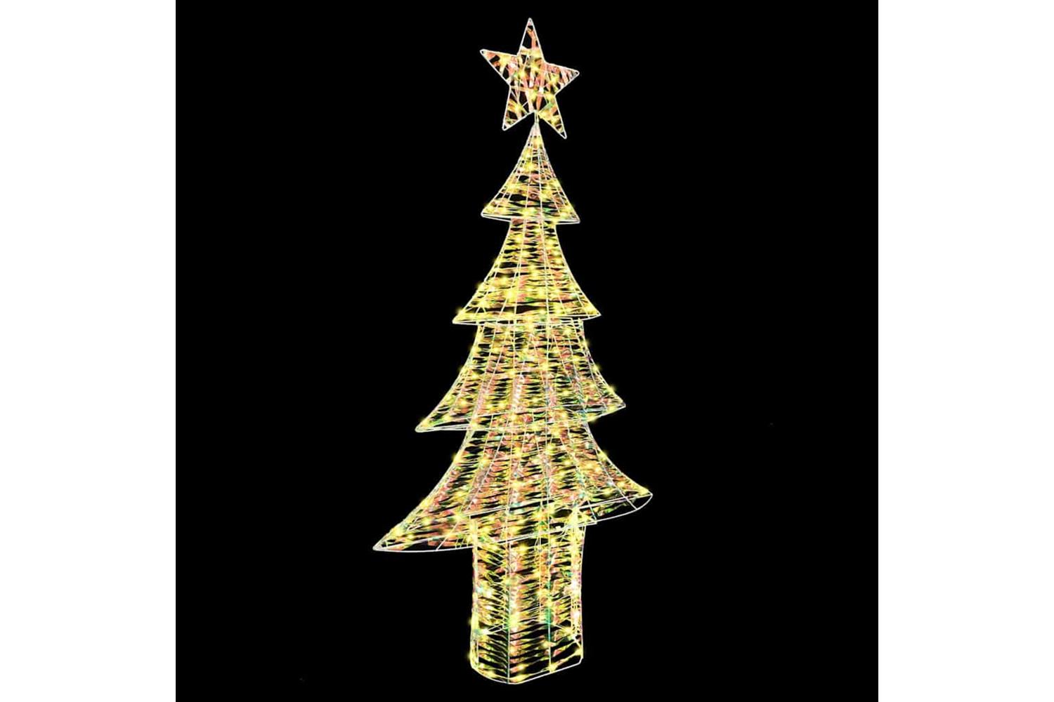 Vidaxl Christmas Tree With 240 Leds Warm White 180 Cm Pet-3