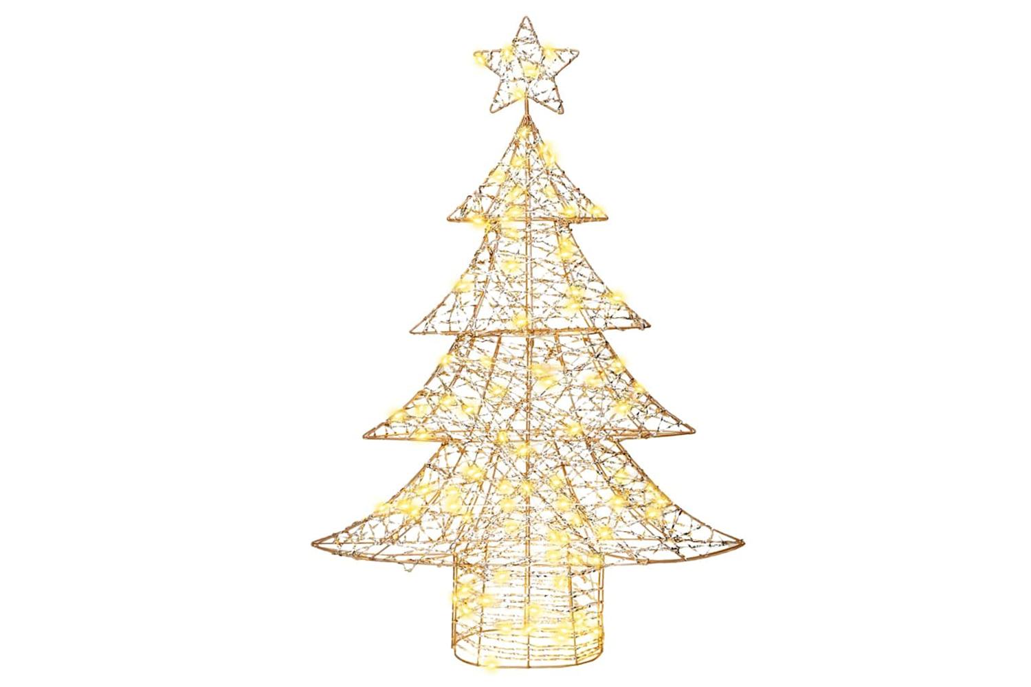Vidaxl Christmas Tree With 120 Leds Warm White 120 Cm Pet-2