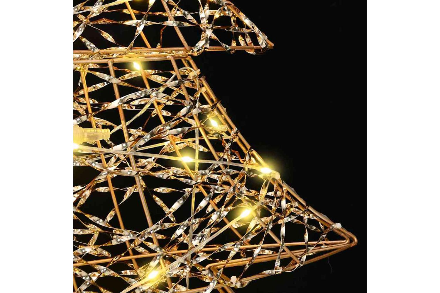 Vidaxl Christmas Tree With 120 Leds Warm White 120 Cm Pet-6