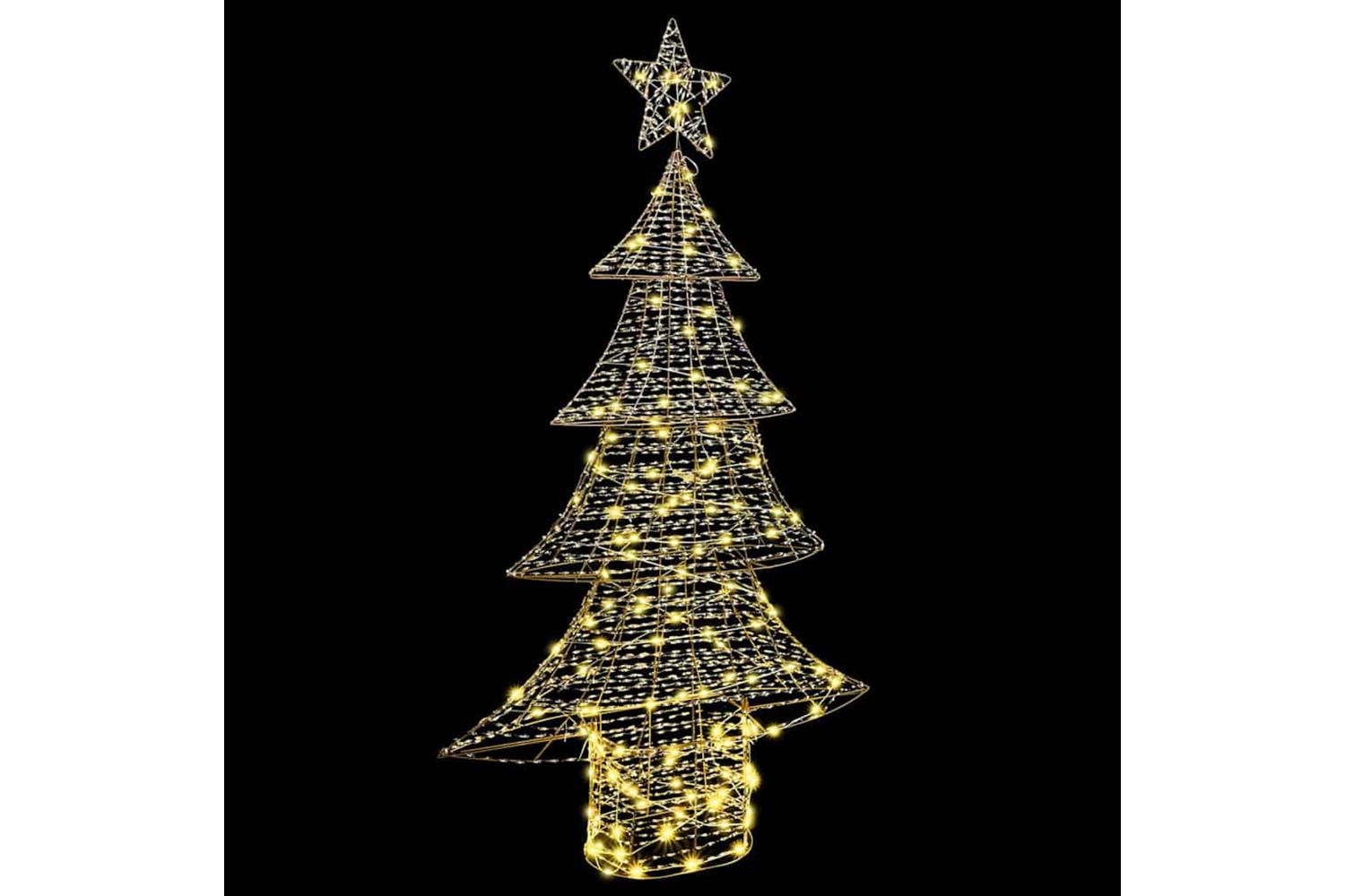 Vidaxl Christmas Tree With 160 Leds Warm White 150 Cm Pet-3