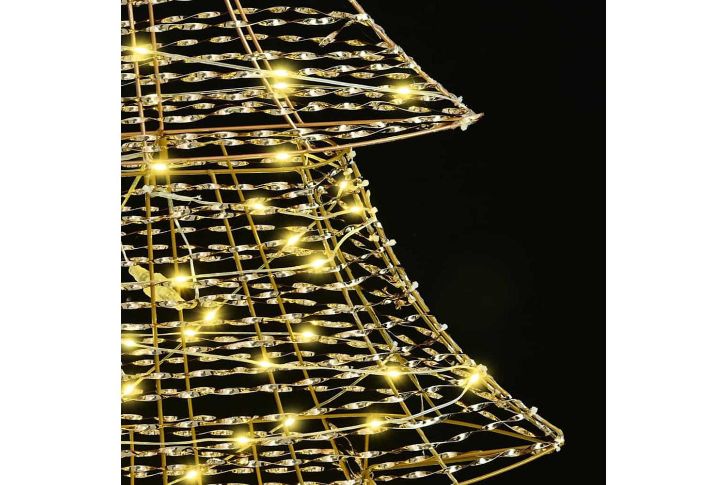 Vidaxl Christmas Tree With 160 Leds Warm White 150 Cm Pet-6