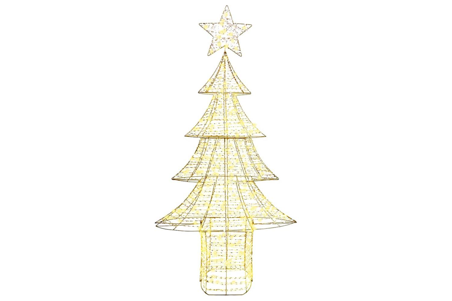 Vidaxl Christmas Tree With 240 Leds Warm White 180 Cm Pet-2