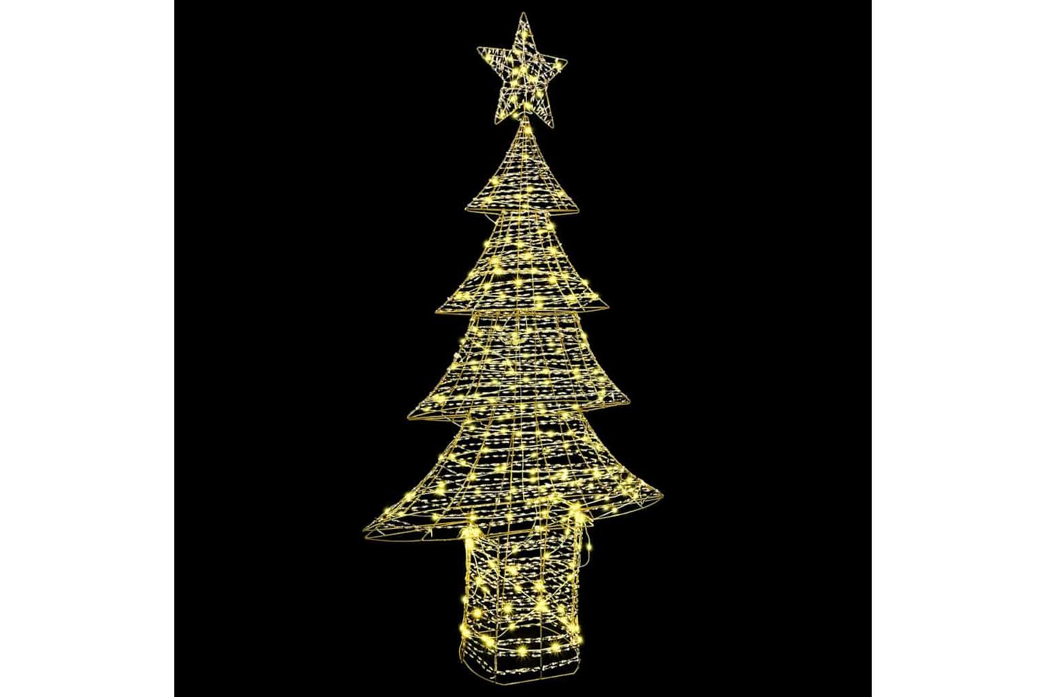 Vidaxl Christmas Tree With 240 Leds Warm White 180 Cm Pet-3