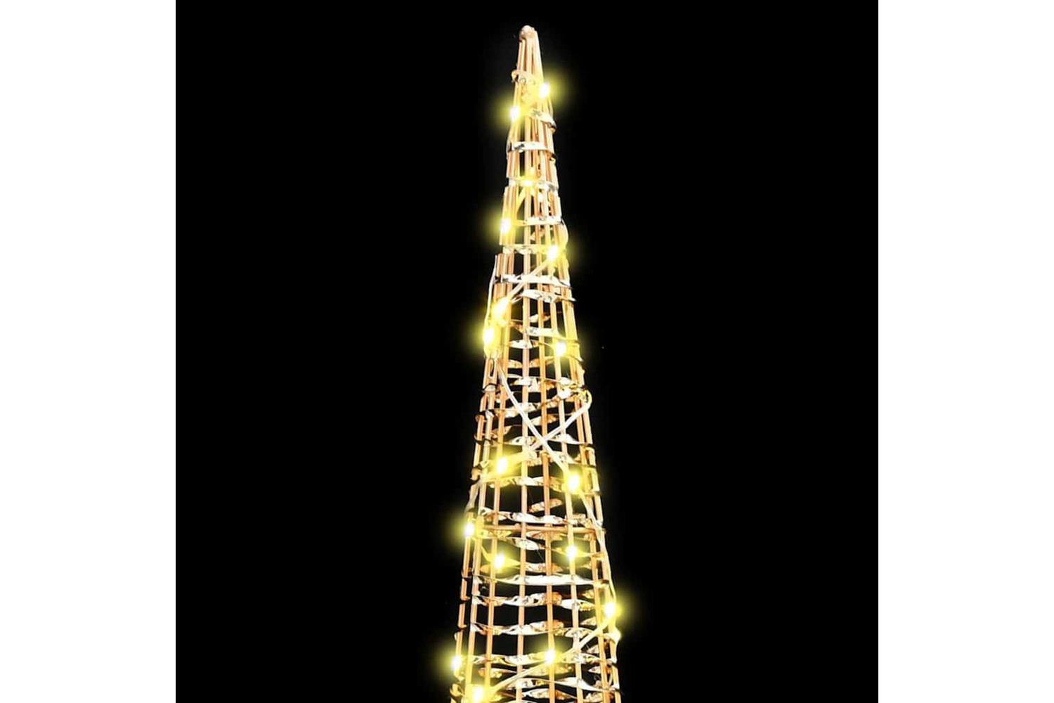 Vidaxl Christmas Tree 3 Pcs Warm White 20 X 20 X 80 Cm Pet-4