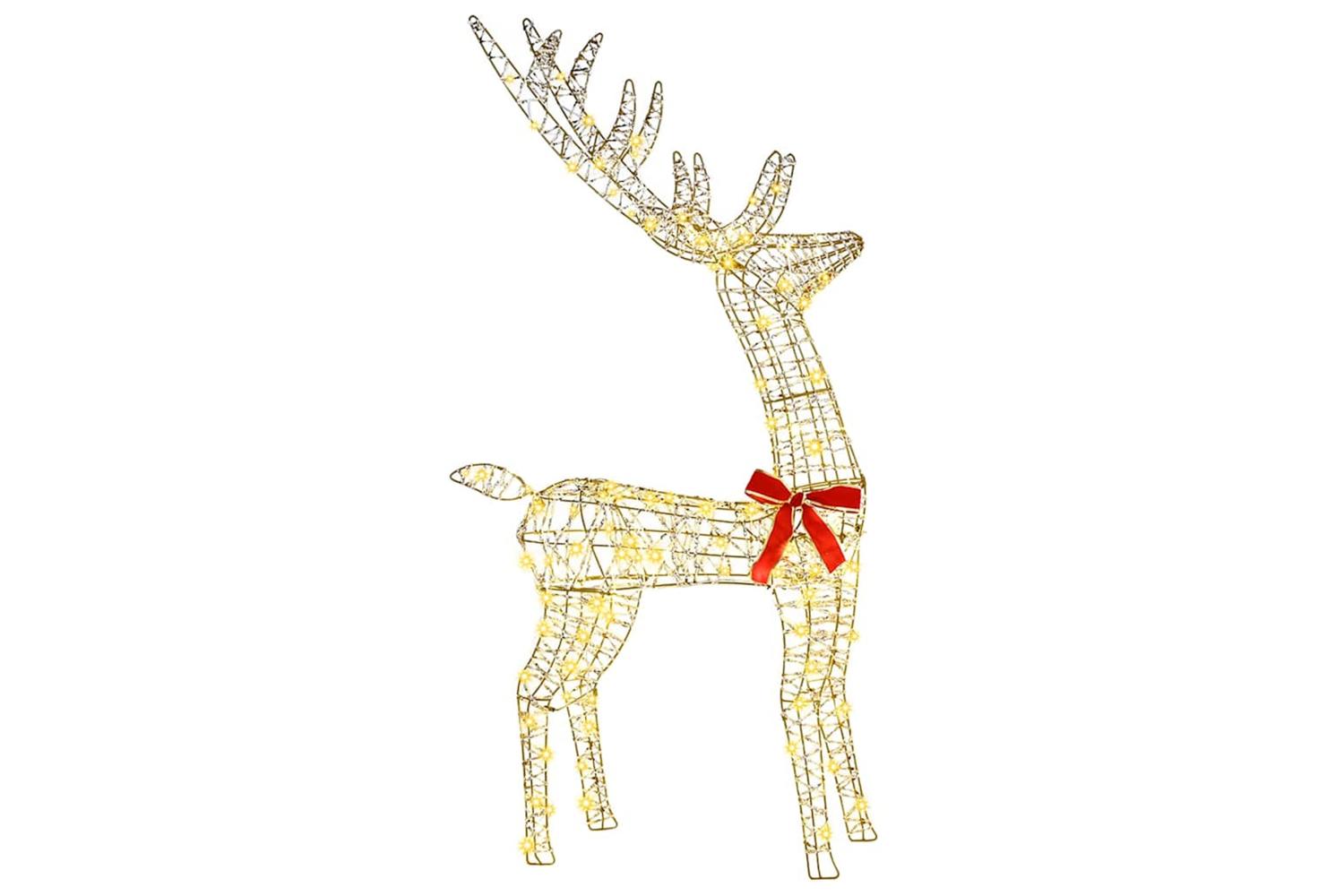 Vidaxl Reindeer Family 3 Pcs Warm White 67 X 26 X 127 Cm Pet-2