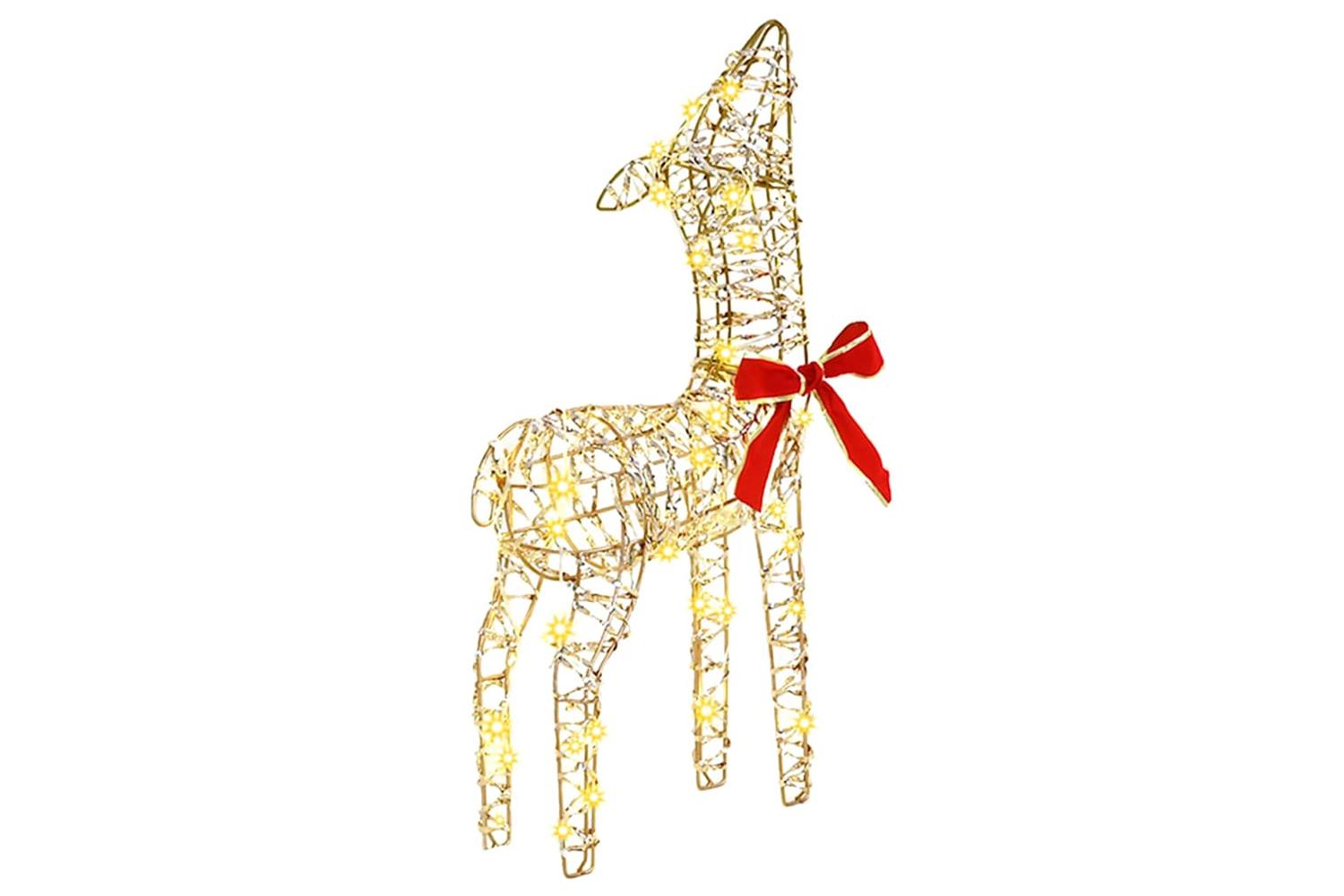 Vidaxl Reindeer Family 3 Pcs Warm White 67 X 26 X 127 Cm Pet-3