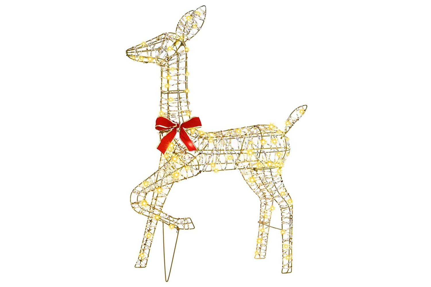 Vidaxl Reindeer Family 3 Pcs Warm White 67 X 26 X 127 Cm Pet-4