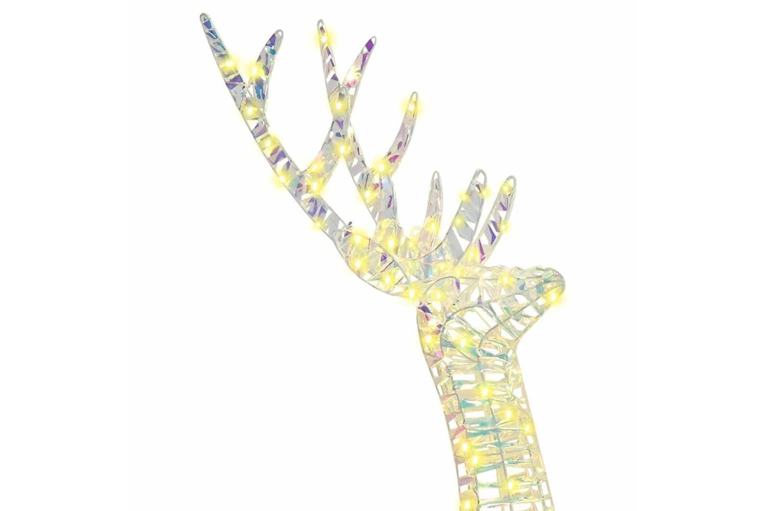 Vidaxl 3d Reindeer With 140 Leds Warm White 128 Cm Pet-5