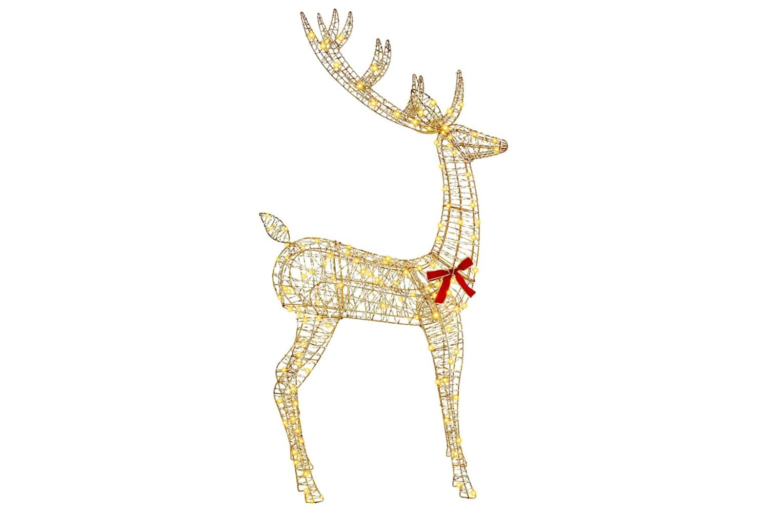 Vidaxl 3d Reindeer With 250 Leds Warm White 180 Cm Pet-3