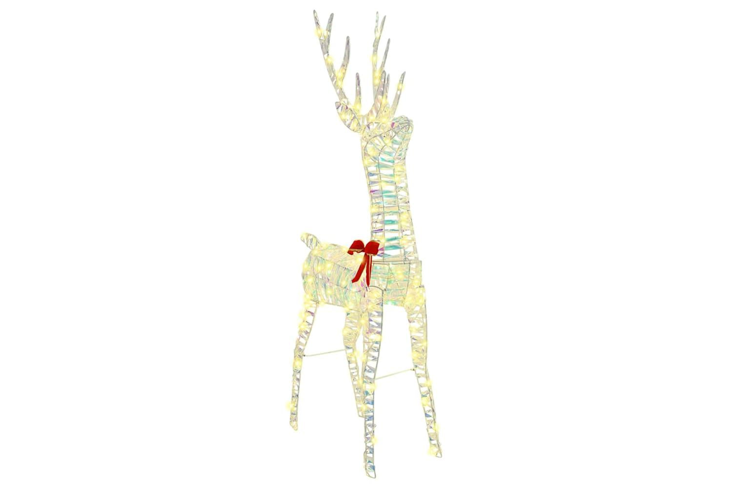 Vidaxl Reindeer Pull Sleigh Warm White 70 X 26 X 1285 Cm Pet-4