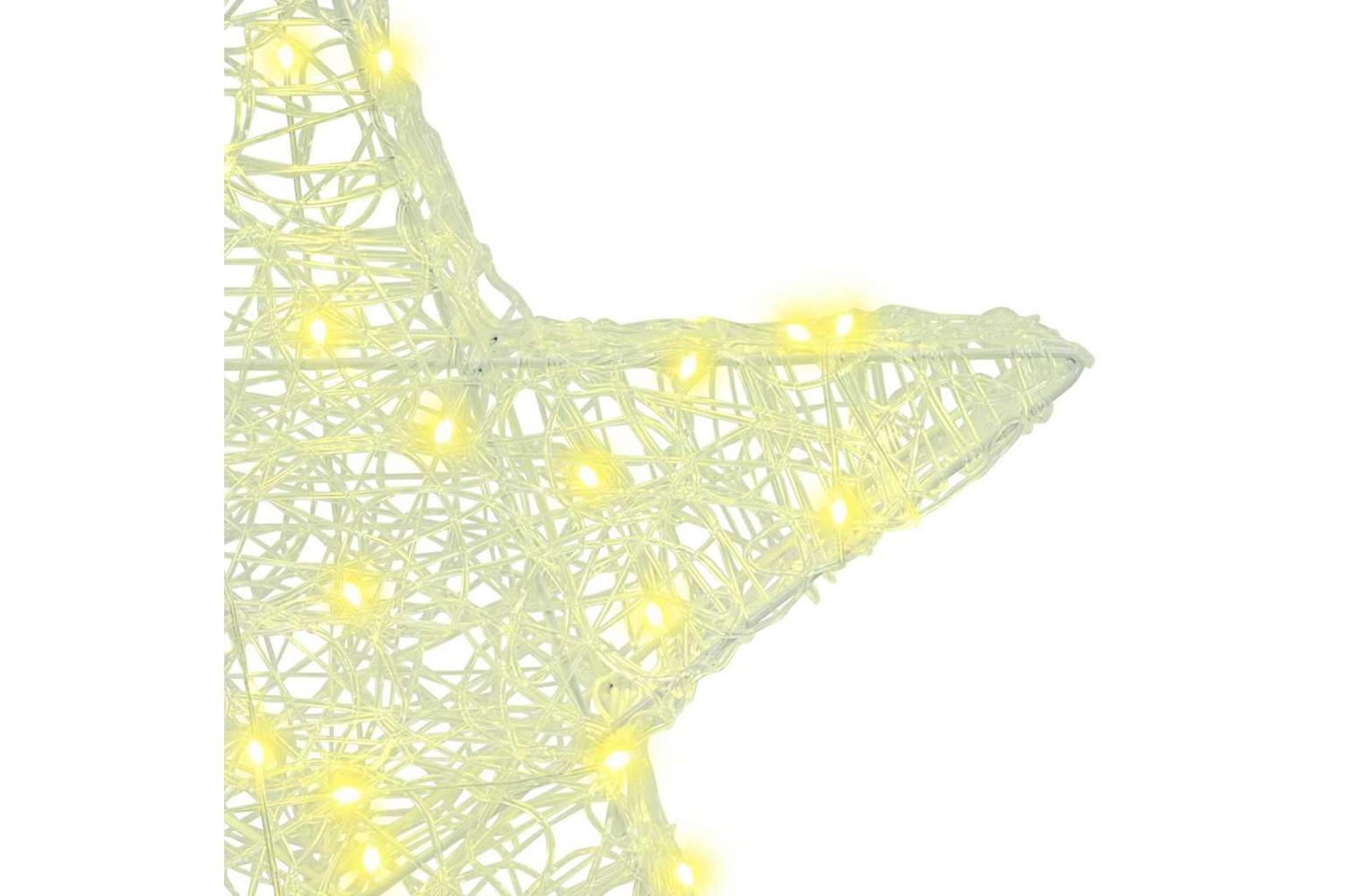 Vidaxl 3d Star With 50 Leds Warm White 55 X 535 X 10 Cm Acrylic-4