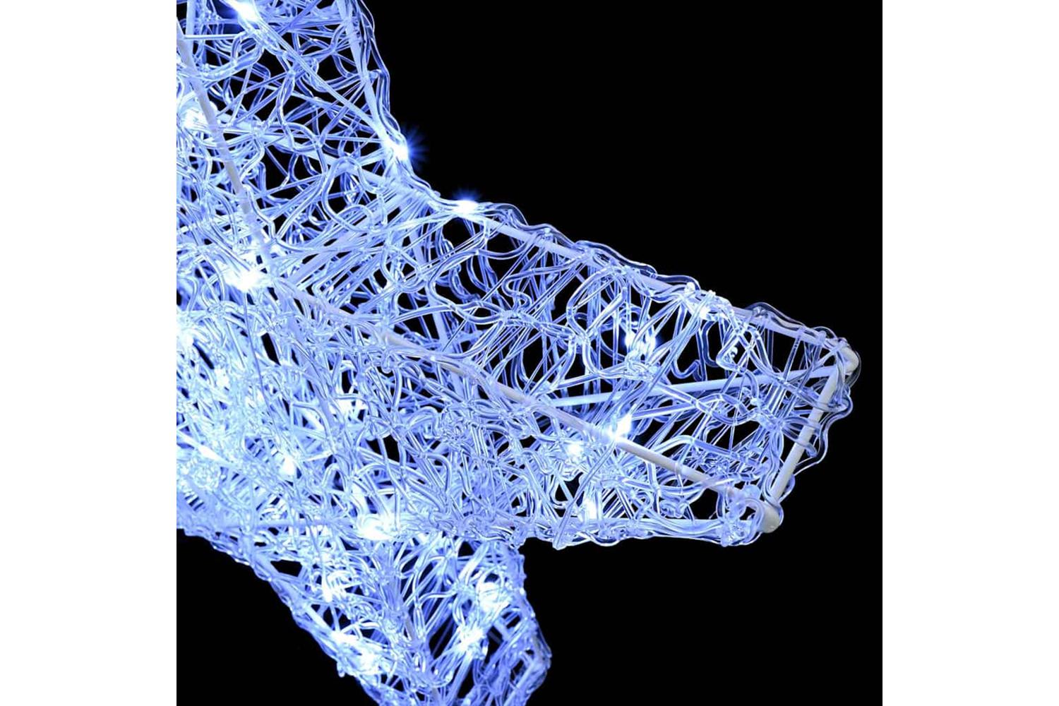 Vidaxl 3d Star With 50 Leds Cold White 55 X 535 X 10 Cm Acrylic-5