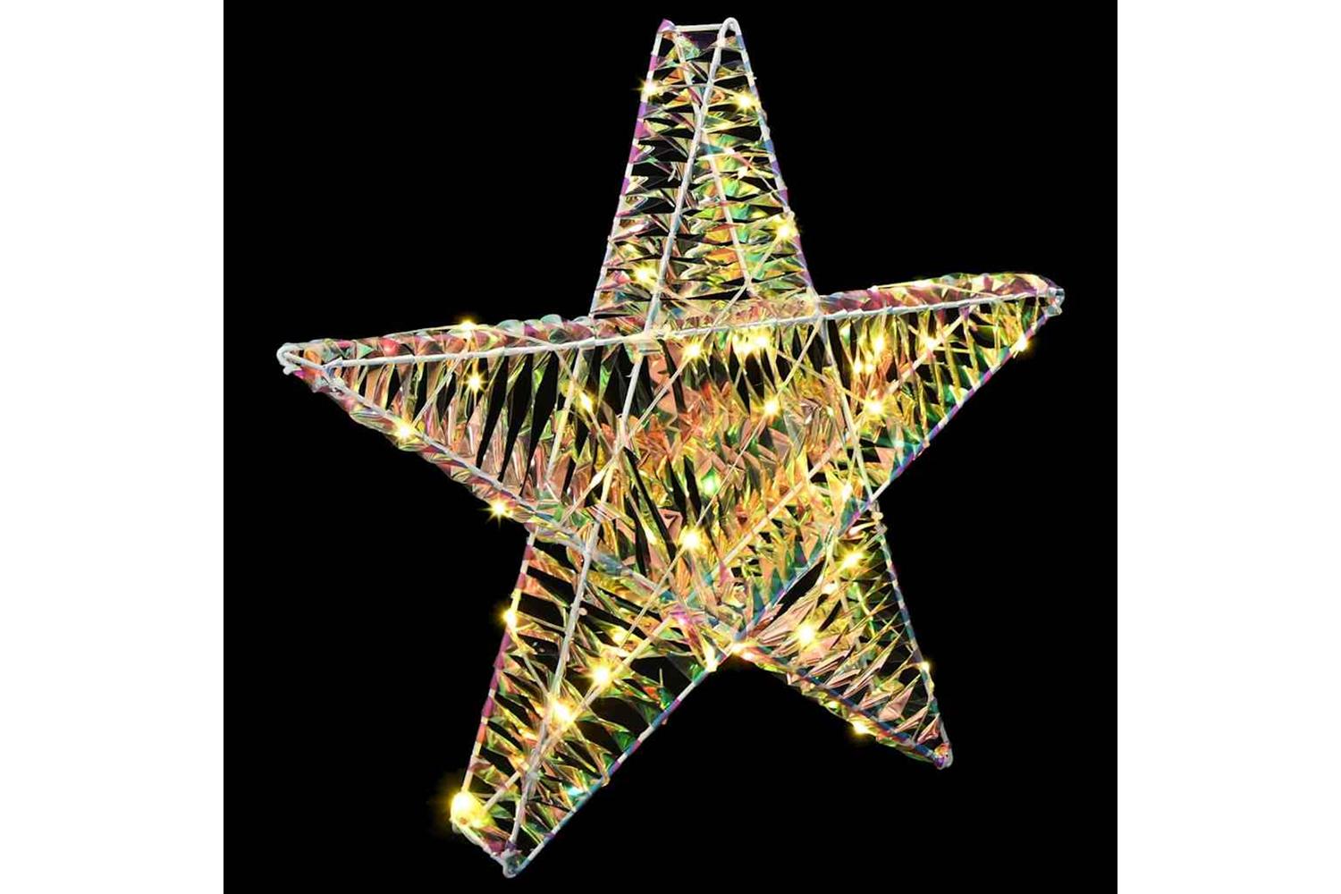 Vidaxl 3d Star With 50 Leds Warm White 55 X 525 X 9 Cm Pet-2