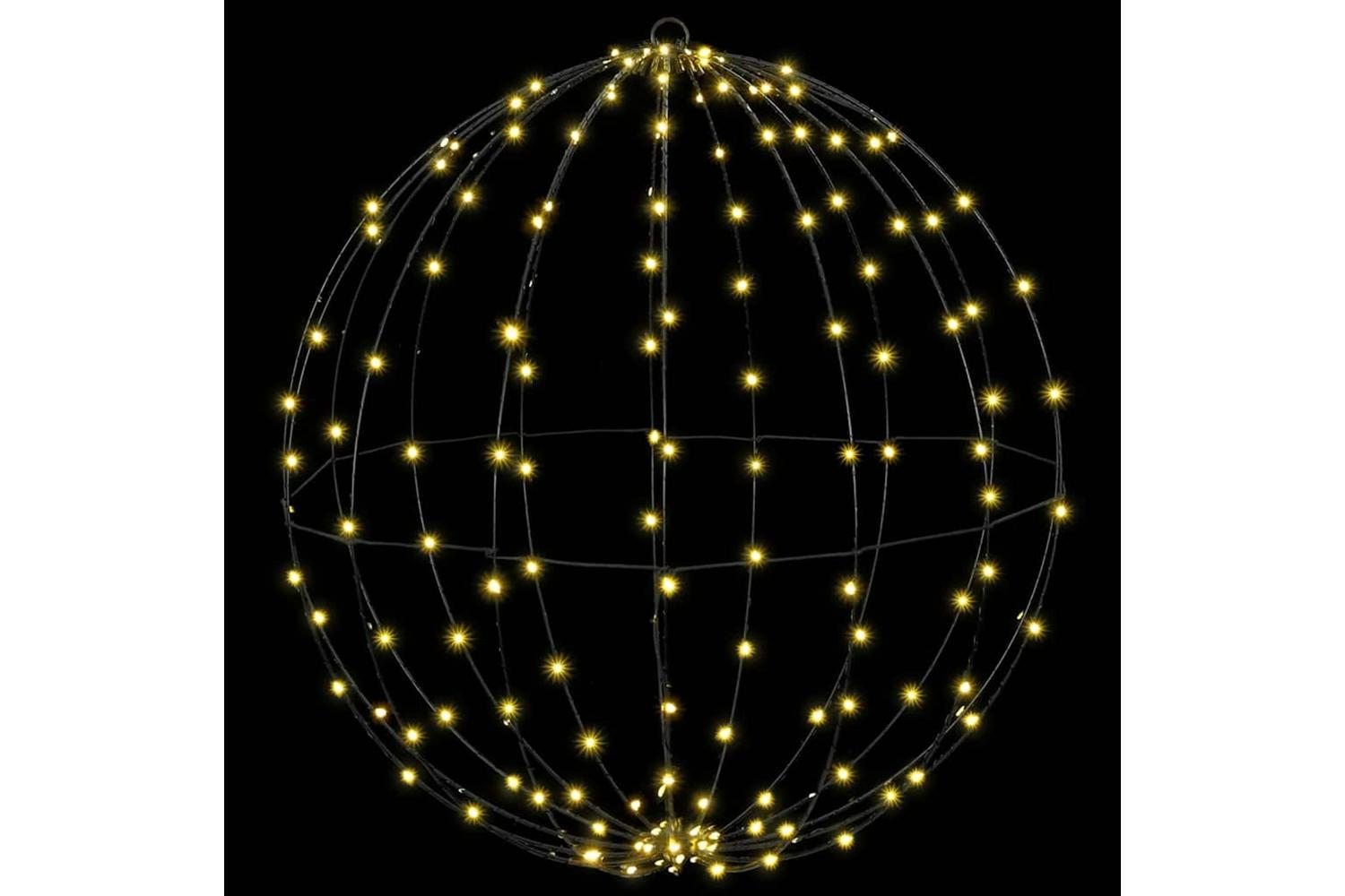 Vidaxl Ball With 192 Leds Warm White 60 Cm Metal-2