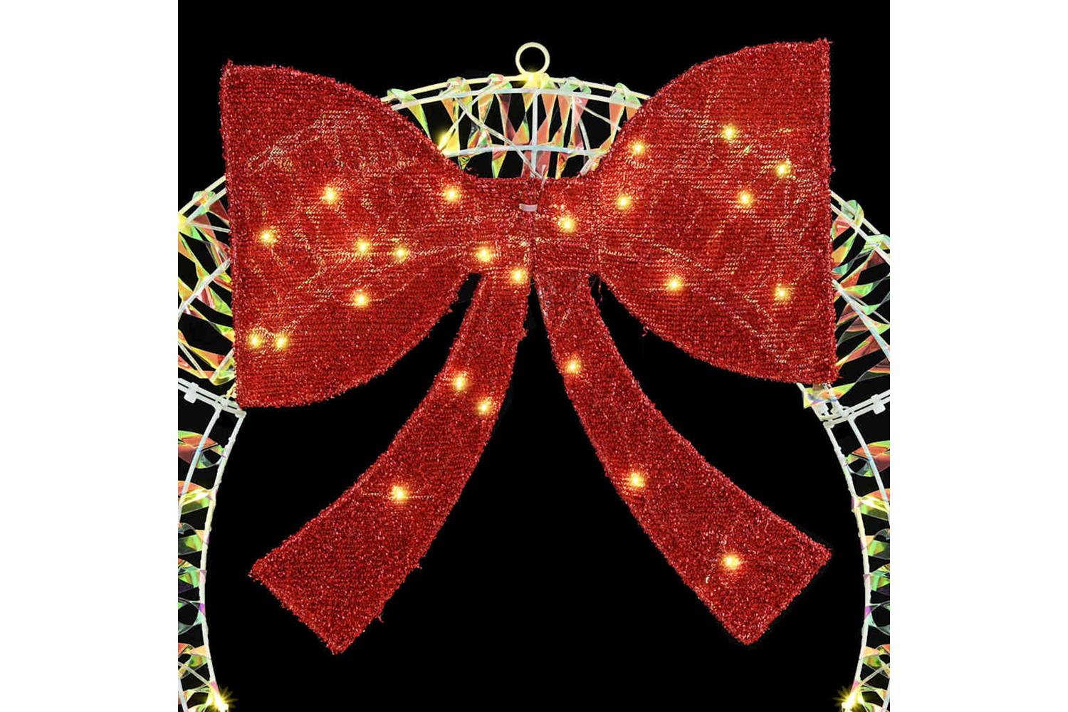 Vidaxl Wreath With 80 Leds Warm White 90 Cm Pet-3