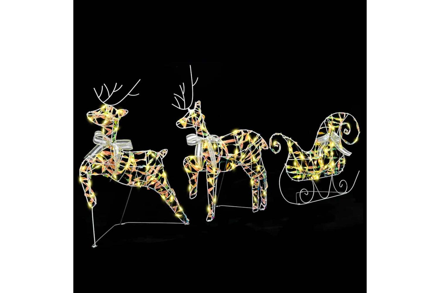 Vidaxl Led Reindeers With 60 Leds 3 Pcs Warm White Pet-2