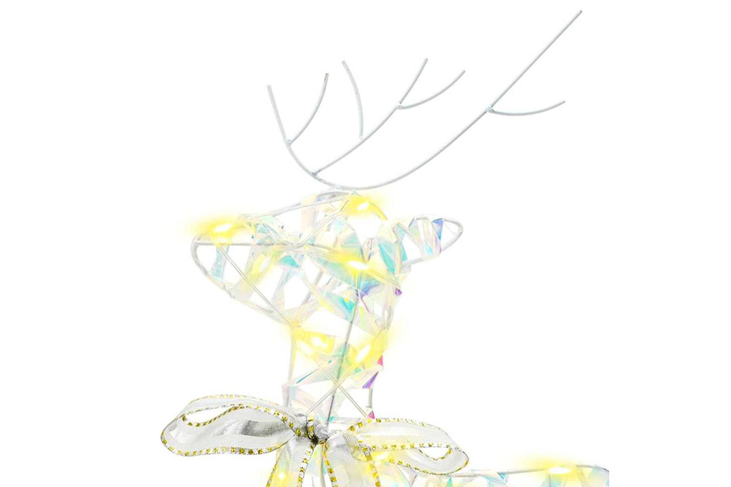 Vidaxl Led Reindeers With 60 Leds 3 Pcs Warm White Pet-6