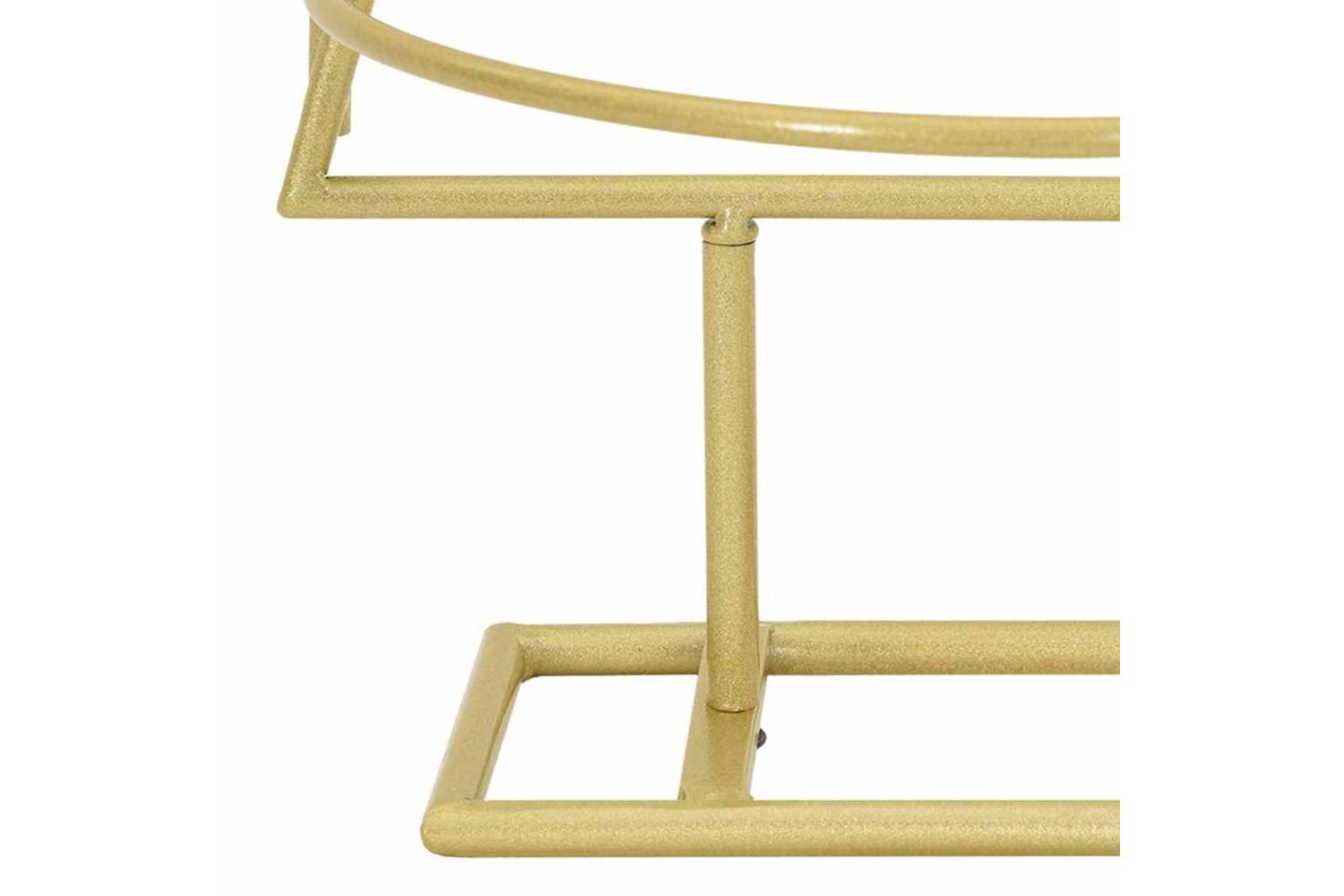 Vidaxl Metal Christmas Tree With Stand Gold 90 Cm Powder-coated Steel-8