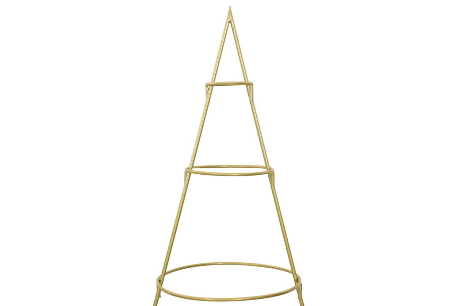 Vidaxl Metal Christmas Tree With Stand Gold 180 Cm Powder-coated Steel-7