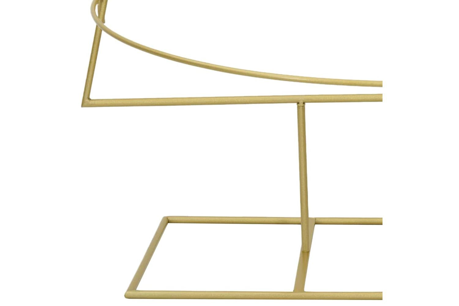 Vidaxl Metal Christmas Tree With Stand Gold 180 Cm Powder-coated Steel-8