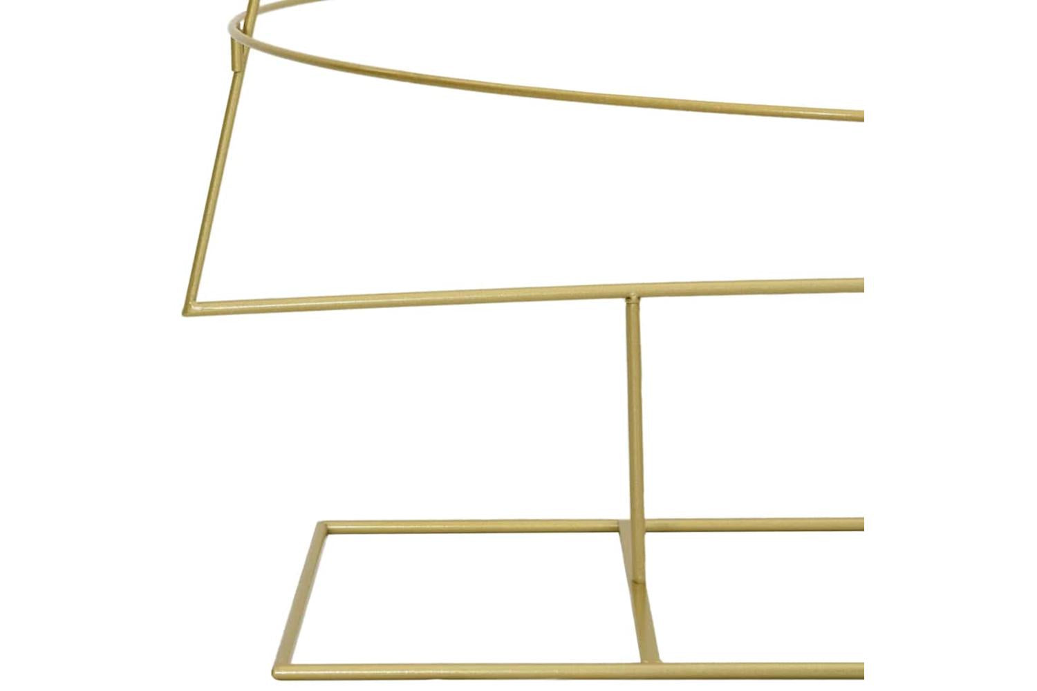 Vidaxl Metal Christmas Tree With Stand Gold 210 Cm Powder-coated Steel-8