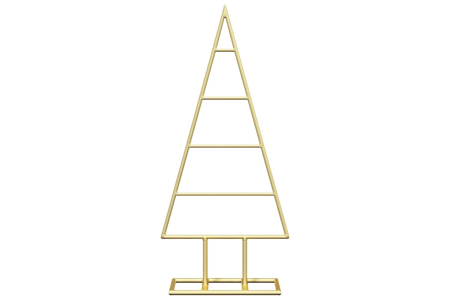 Vidaxl Metal Christmas Tree With Stand Gold 60 Cm Powder-coated Steel-5