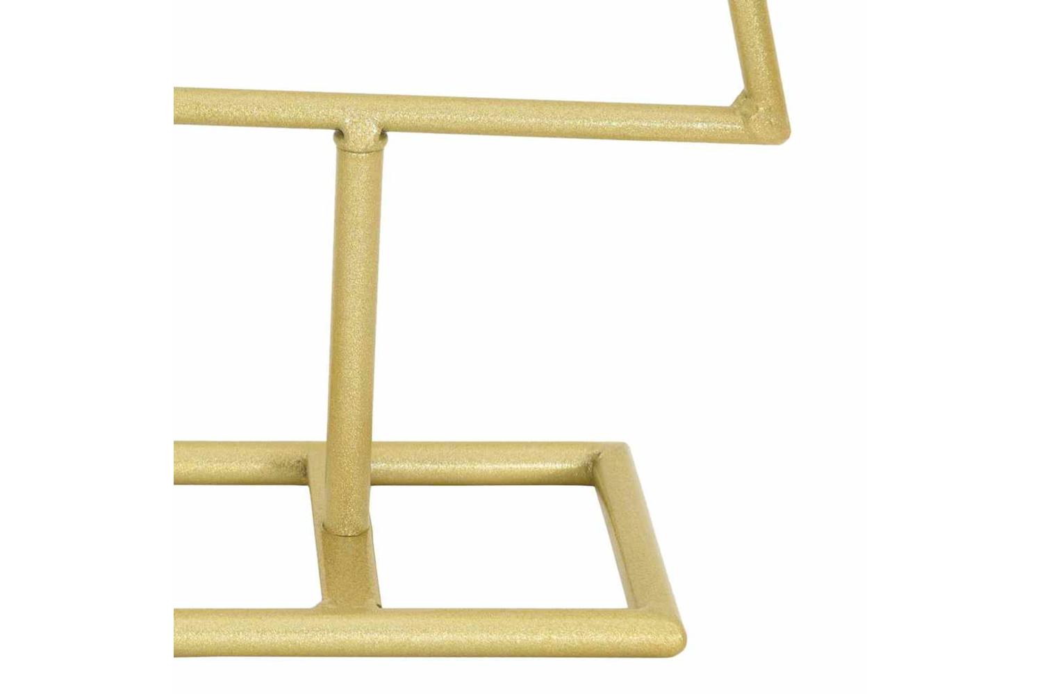 Vidaxl Metal Christmas Tree With Stand Gold 60 Cm Powder-coated Steel-8